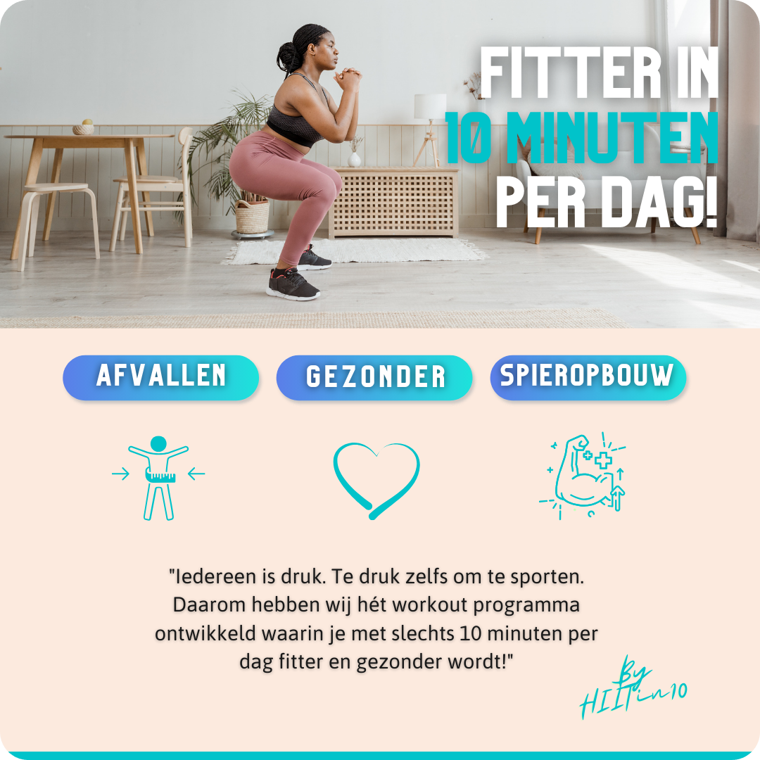 HIITin10 bundel - Wordt fitter met onze 10 minuten workouts