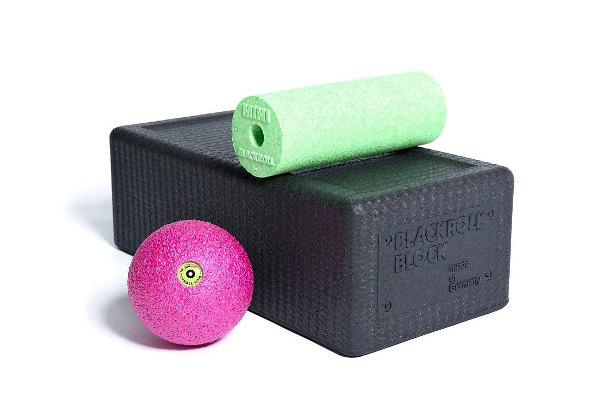 Blackroll BLOCK SET Zwart, Groen, Roze