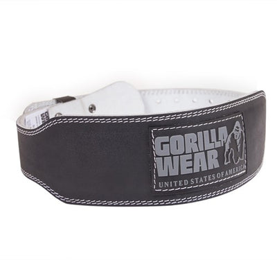 Gorilla Wear 4 Inch Gevoerde Lederen Halterriem