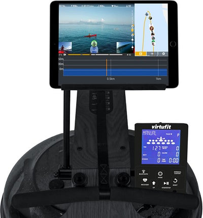 VirtuFit Elite Water Resistance Houten Roeitrainer - Black Edition